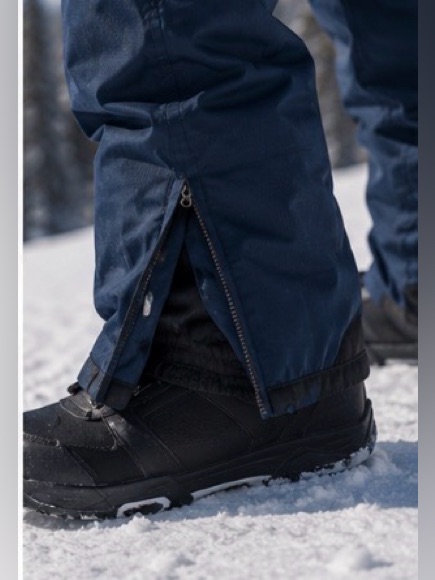 Morrow Gorpcore Adventure Aesthetic Navy Blue Cargo Ski/Snow Pants — image 3 of 8